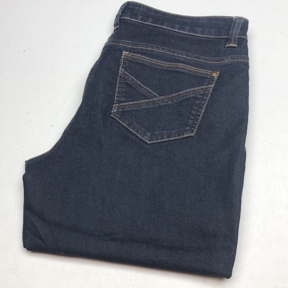 LIKE NEW REITMANS DARKWASH DENIM CAPRIS 8/29x17 ⭐️